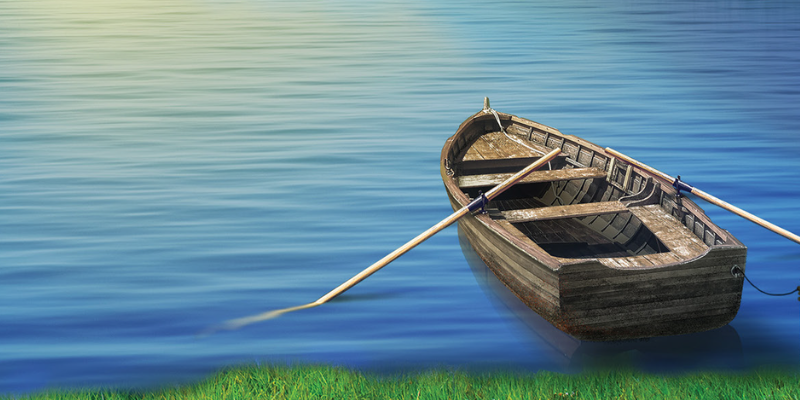 boat on a pond